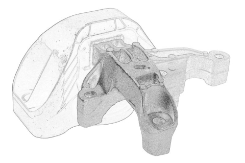 Piese Auto - Suport motor Dreapta potrivit DACIA DUSTER, LODGY, LOGAN, LOGAN II, SANDERO, SANDERO II 1.0-1.6LPG 09.05-