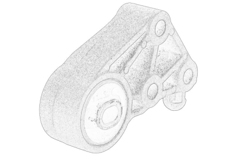 Piese Auto - Suport motor Spate potrivit OPEL CORSA C, CORSA C/HATCHBACK, MERIVA A 1.7D 09.00-12.12