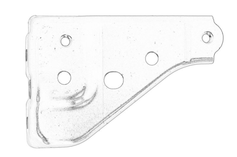 Suporti caroserie - Suport radiator Dreapta (partea inferioara) potrivit TOYOTA YARIS, YARIS CROSS