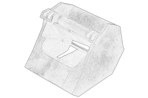 Suporti caroserie - Suport radiator Inferior Dreapta (bratara) potrivit BMW 5 (E60), 5 (E61), 6 (E63), 6 (E64) 2.0-5.0 12.01-12.10