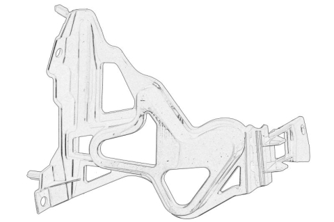 Piese Auto - Suport reflector Stanga potrivit BMW 7 (F01, F02, F03, F04) 3.0-6.0 02.08-12.15