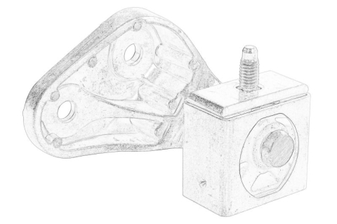 Elemente evacuare - Suport sistem esapament potrivit BMW X3 (G01, F97, G08), X4 (G02, F98), X5 (G05, F95), X6 (G06, F96), X7 (G07) 1.6-4.4 08.17-