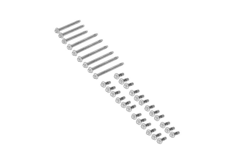 Motor - Surub baie ulei (set) potrivit BMW 1 (E81), 1 (E82), 1 (E87), 1 (E88), 1 (F20), 1 (F21), 2 (F22, F87), 2 (F23), 3 (E90), 3 (E91), 3 (E92), 3 (E93), 3 (F30, F80), 3 (F31) 2.5/3.0/3.0H 09.04-07.19