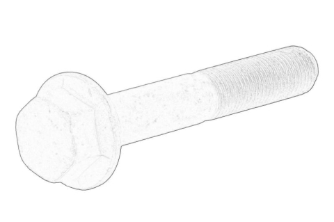 Surub clema articulatie sarcina/ghidare Fata Dreapta/Stanga (M12x1,25x75mm, știft/pivot) potrivit NISSAN PRIMASTAR; OPEL MOVANO A; RENAULT MASTER II 1.9D-3.0D 12.97-