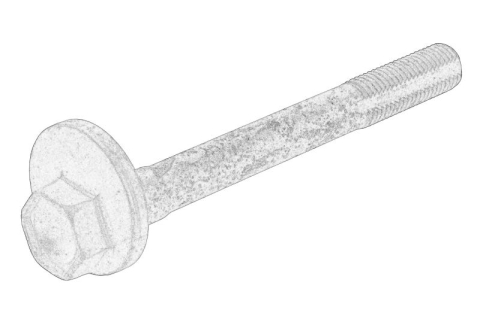 Elemente suspensie - Surub clema articulatie sarcina/ghidare spate potrivit AUDI A6 C6 2.0-5.2 05.04-08.11