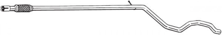 Set montaj esapament - Teava de esapament Mijloc potrivit FIAT 500, 500 C, PANDA; FORD KA 1.2/1.2LPG 07.07-