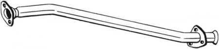Racord flexibil - Teava esapament Mijloc potrivit CITROEN JUMPER; FIAT DUCATO; PEUGEOT BOXER 2.3D/2.8D 02.02-