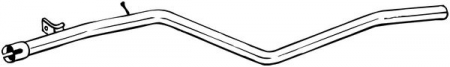 Racord flexibil - Teava esapament Mijloc potrivit DACIA DUSTER; RENAULT DUSTER 1.5D 04.10-