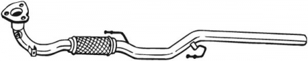 Piese Auto - Teava evacuare fata (flexibil) SEAT CORDOBA, IBIZA III; SKODA FABIA I, FABIA I PRAKTIK; VW POLO 1.2 intre 2001-2008