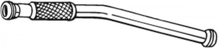 Piese Auto - Teava evacuare fata (flexibil x870mm) SAAB 900 II, 9-3 2.0/2.3 intre 1993-2003