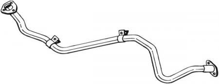 Teava evacuare - Teava evacuare fata TOYOTA HILUX V; VW TARO 2.4D intre 1988-1997