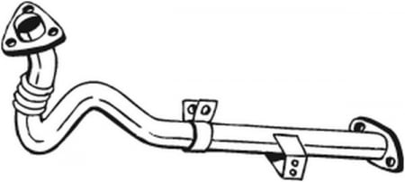 Piese Auto - Teava evacuare fata TOYOTA LAND CRUISER 2.4D intre 1990-1996