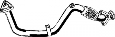 Piese Auto - Teava evacuare fata VW GOLF III, VENTO 1.4 intre 1991-1999