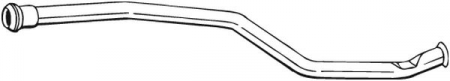 Teava evacuare - Teava evacuare mijloc CITROEN XSARA 2.0D intre 1999-2005