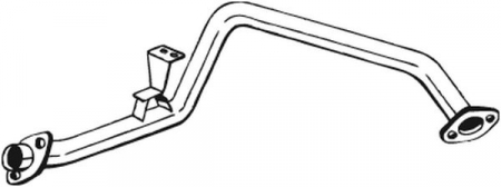 Teava evacuare - Teava evacuare mijloc TOYOTA LAND CRUISER 2.4D intre 1985-1990