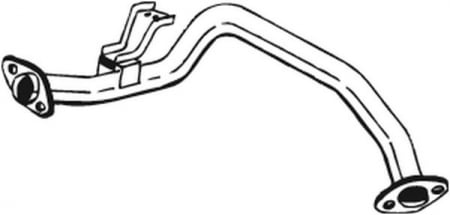 Piese Auto - Teava evacuare mijloc TOYOTA LAND CRUISER 2.4D intre 1990-1996