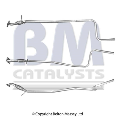 Teava evacuare mijloc (x2160mm) FORD FIESTA V 1.3 intre 2001-2008 [1]