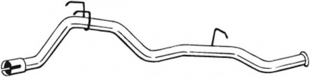 Teava evacuare spate OPEL FRONTERA A 2.3D intre 1992-1998 [1]