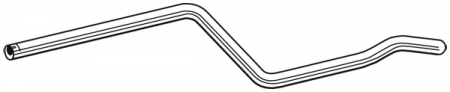Piese Auto - Teava evacuare spate (x1370mm) OPEL MERIVA A 1.3D intre 2003-2010