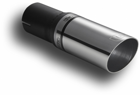 Sistem evacuare - Teava evacuare sport esapament rotund otel inoxidabil diametru 60mm, lungime element decorativ 140mm, diametru montaj 50mm