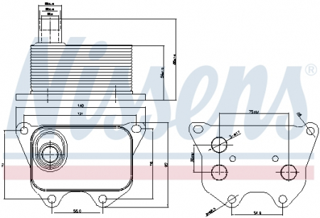 Radiator ulei - Termoflot radiator ulei (automatic/manual) AUDI A3, A4, A4 ALLROAD, A5, A6, A8, Q3, Q5, TT; SEAT ALHAMBRA, ALTEA, ALTEA XL, EXEO, EXEO ST, LEON, TOLEDO III; SKODA OCTAVIA II, SUPERB II, YETI 1.8-2.0H