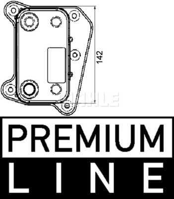 Radiator ulei - Termoflot radiator ulei MERCEDES Clasa C (W202) 2.2D intre 1997-2000