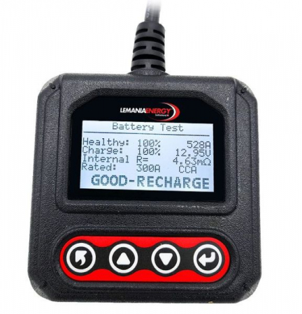 Echipamente - Tester baterie de conductanță T3, 12V, 100-2000 EN, baterie cu vârf testat: AGM, EFB, GEL, WET, test sistem de încărcare