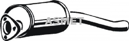 Toba esapament fata AUDI 80, 90, COUPE 1.4-2.0 intre 1986-1996 [1]