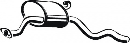 Piese Auto - Toba esapament fata FORD SIERRA 2.0 intre 1989-1993