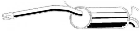 Toba esapament fata VW CADDY III 2.0D intre 2004-2010 [1]