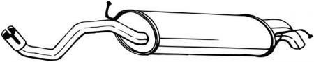 Toba esapament finala AUDI A3; SEAT LEON; VW GOLF IV, NEW BEETLE 1.6/1.8/2.0 intre 2006-2010 [1]