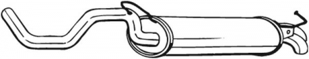 Piese Auto - Toba esapament finala AUDI A3; SEAT LEON; VW GOLF IV, NEW BEETLE 1.6/1.9D intre 2006-2010