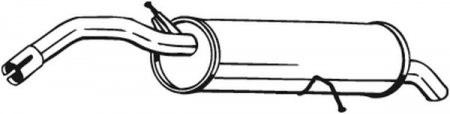 Toba esapament finala CITROEN C4 II, DS4; PEUGEOT 3008, 308 I 1.6D dupa 2009 [1]