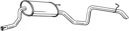 Piese Auto - Toba esapament finala KIA CEE'D 1.4/1.6 intre 2007-2012
