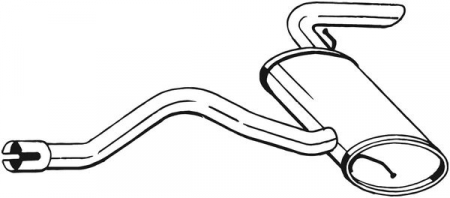 Piese Auto - Toba esapament finala MERCEDES VIANO (W639), VITO / MIXTO (W639), VITO (W639) 2.0D-3.7 dupa 2003