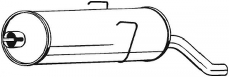 Toba esapament finala PEUGEOT 205 I, 205 II 1.6/1.9 intre 1983-1998 [1]