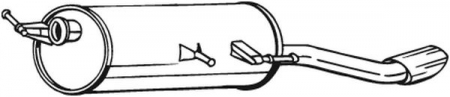 Toba esapament finala PEUGEOT 307 2.0 intre 2003-2009 [1]
