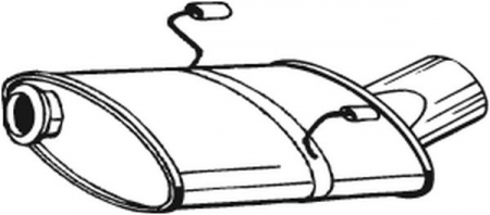 Piese Auto - Toba esapament finala PEUGEOT 406 2.0 intre 1997-2004