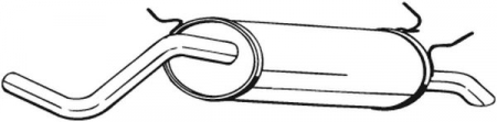 Toba esapament finala RENAULT MEGANE I, MEGANE I CLASSIC, MEGANE SCENIC, SCENIC I 1.9D intre 1996-2003 [1]