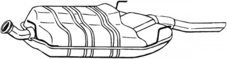Piese Auto - Toba esapament finala SAAB 900 II, 9-3 2.0/2.3 intre 1993-2003