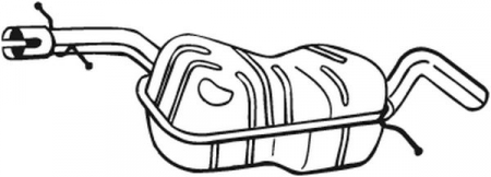 Toba esapament finala SKODA OCTAVIA II; VW GOLF V, GOLF VI, JETTA III 1.4 intre 2007-2013 [1]