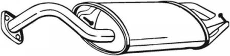 Piese Auto - Toba esapament finala TOYOTA COROLLA VERSO 1.8 intre 2001-2004