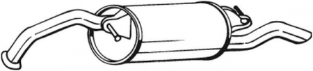 Toba esapament finala TOYOTA YARIS VERSO 1.3 intre 1999-2005 [1]
