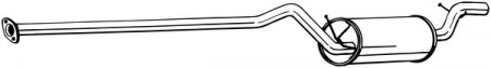 Toba esapament finala VOLVO C30, S40 II, V50; FORD C-MAX, FOCUS C-MAX, FOCUS II; MAZDA 3 1.6D/1.8D intre 2003-2012 [1]