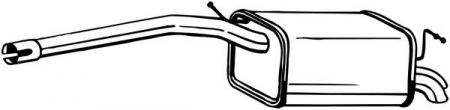Toba esapament - Toba esapament finala VW CADDY III 1.4 intre 2004-2010