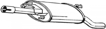 Piese Auto - Toba esapament finala VW GOLF II 1.8 intre 1988-1991