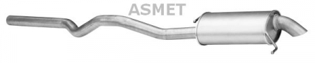 Piese Auto - Toba esapament finala VW MULTIVAN V, TRANSPORTER V 2.5D intre 2003-2009