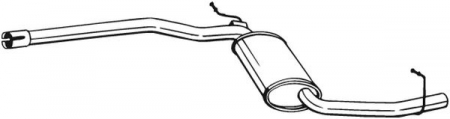 Piese Auto - Toba esapament mijloc AUDI A4 1.9D/2.0D intre 2004-2008