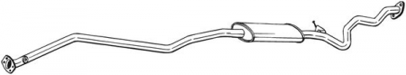 Toba esapament mijloc BMW Seria 3 (E90), 3 (E91) 1.6/2.0 intre 2005-2011 [1]