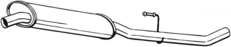 Piese Auto - Toba esapament mijloc CITROEN EVASION, JUMPY; FIAT SCUDO, ULYSSE; PEUGEOT 806, EXPERT 2.0D intre 1999-2006